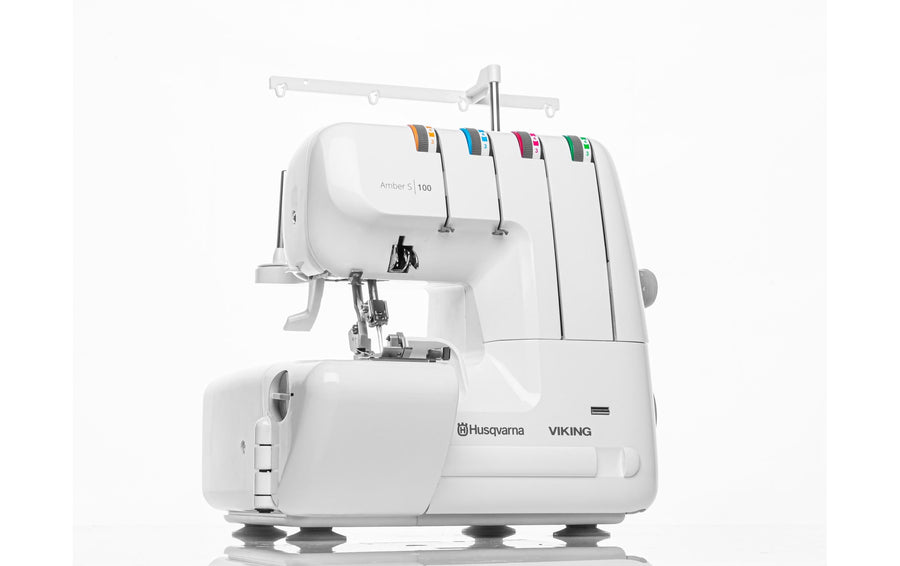 Husqvarna Overlock-Nähmaschine Amber S 100 Weiss - Foto 9