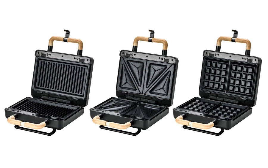 FURBER Waffeleisen Duo Schwarz