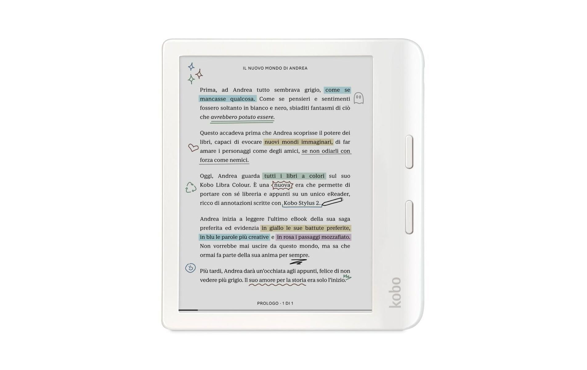 Kobo eReader Libra Colour Weiss