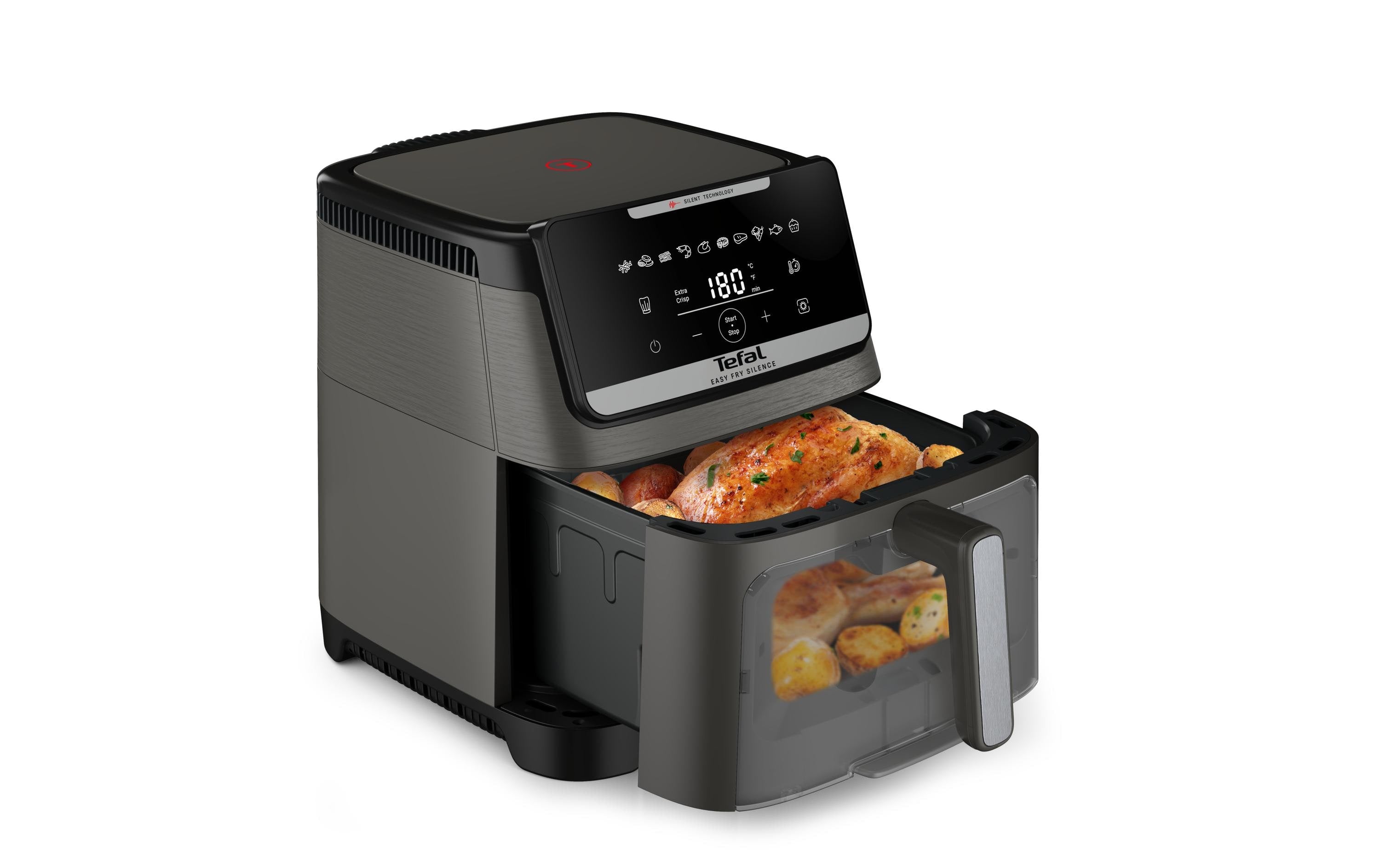 Tefal Heissluft-Fritteuse Easy Fry Silence XXL EY846HE0 7 l