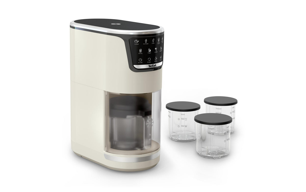 Tefal Eismaschine Dolci IG602A 1.4 l, Beige