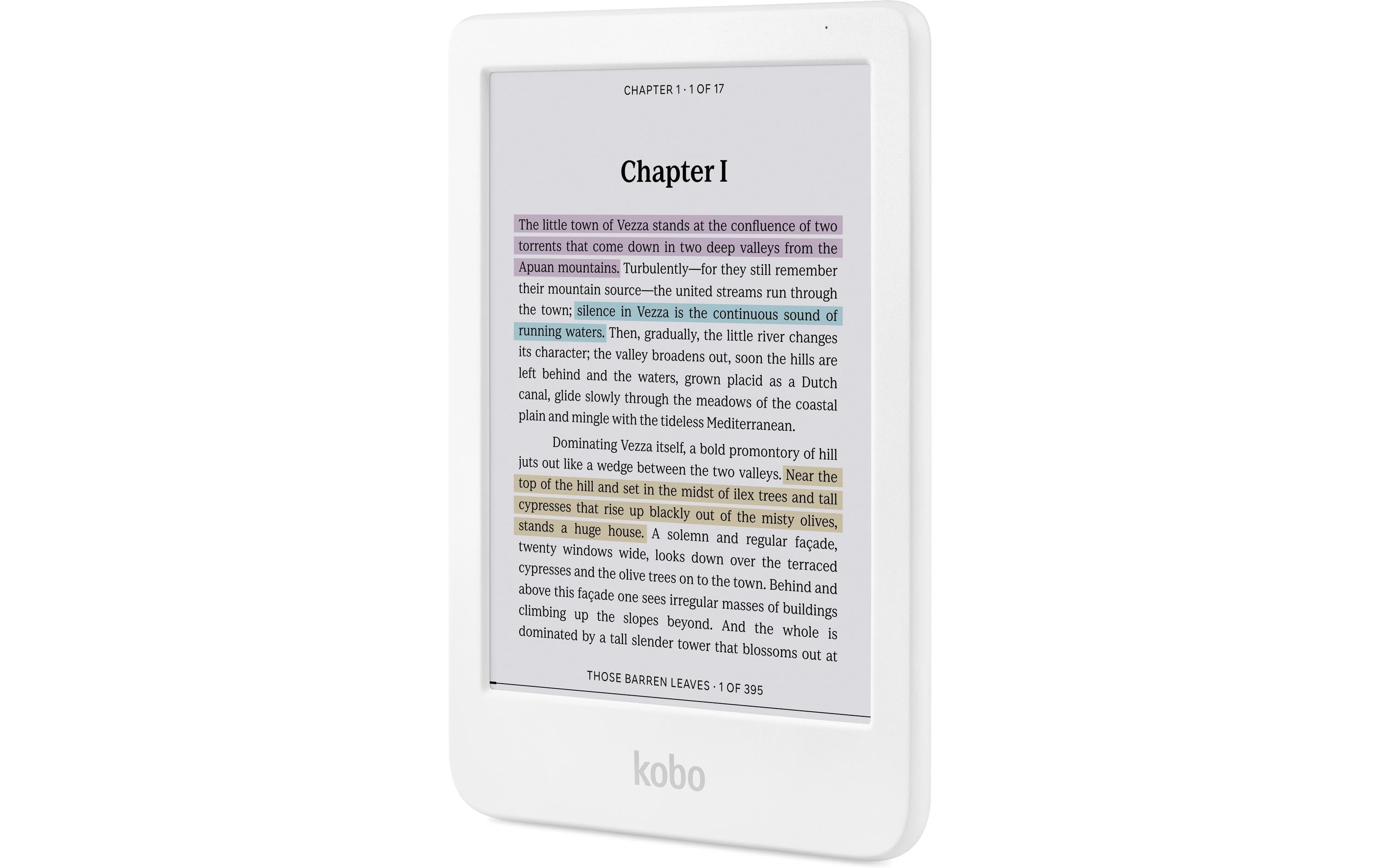 Kobo eReader Clara Colour Weiss