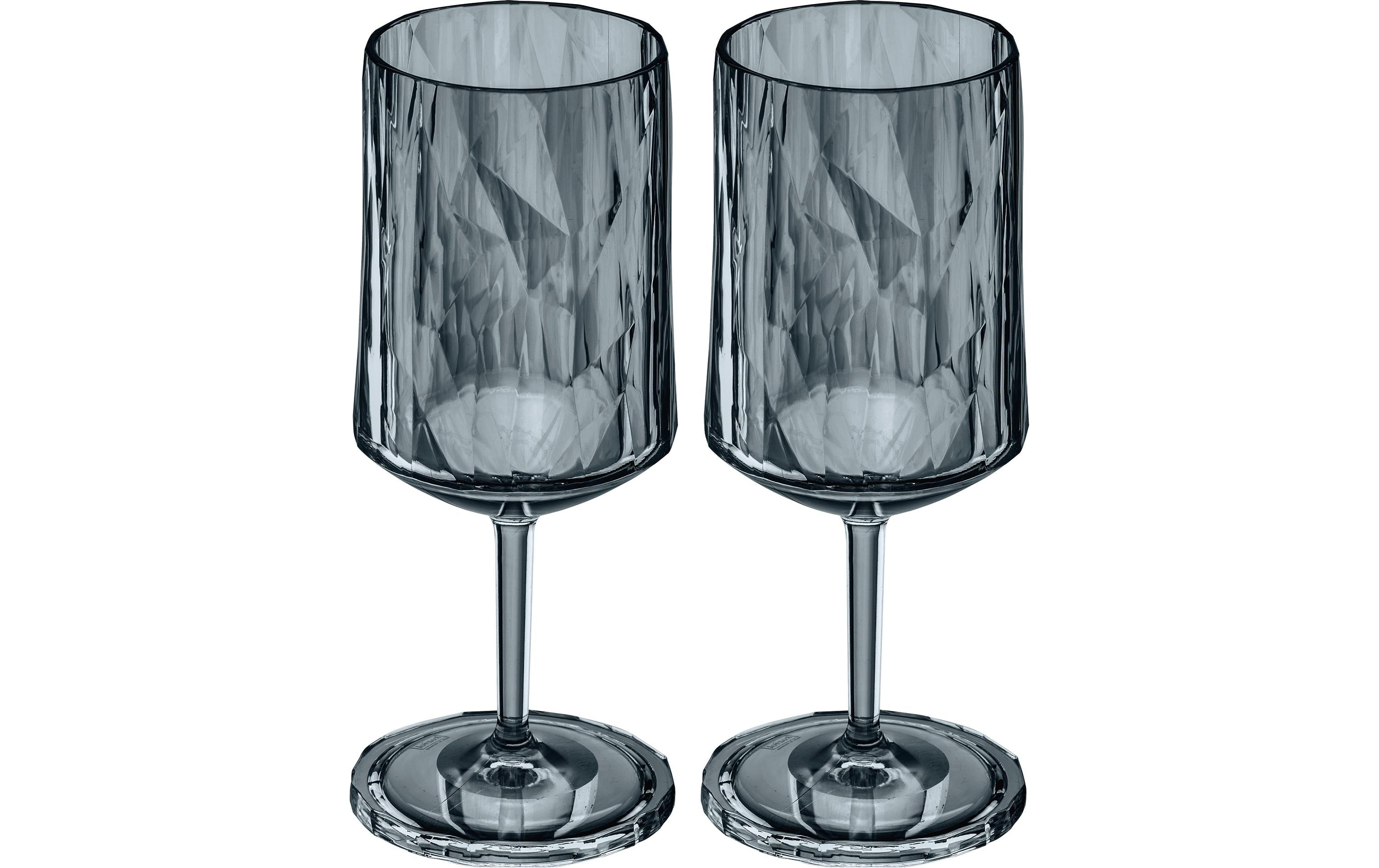 Koziol Cocktailglas Club No. 4 300 ml, 2 Stück, Grau