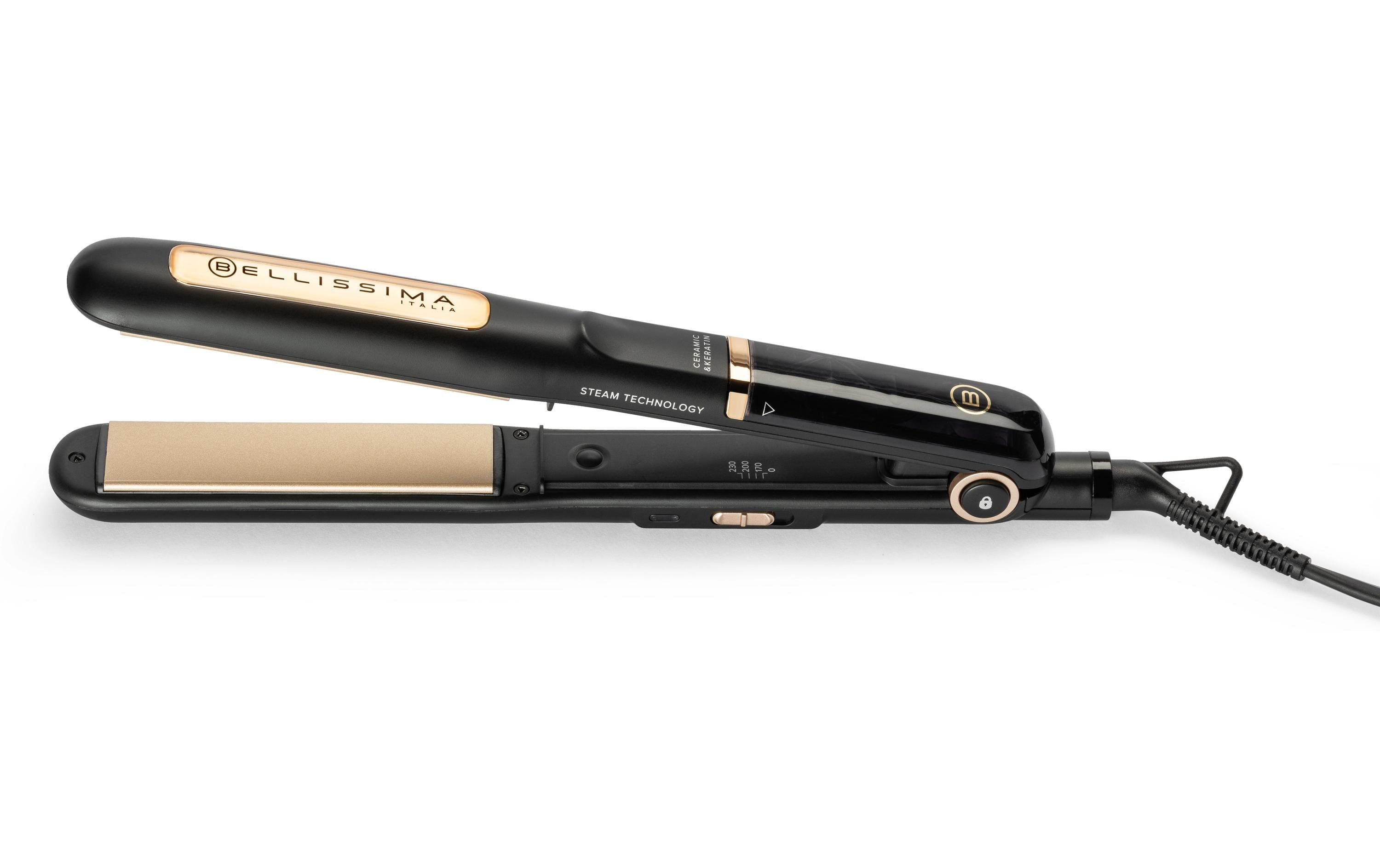 Bellissima Profihaarglätter BEL-LSTM-11915 Schwarz/Gold