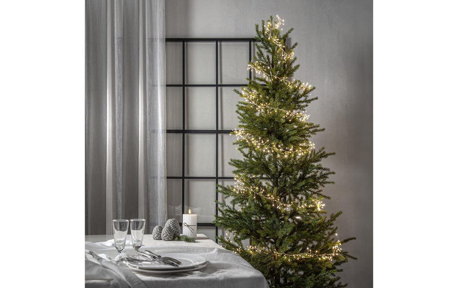 Star Trading Lichterkette Dew Drop IP20, Warmweiss, 100 LED