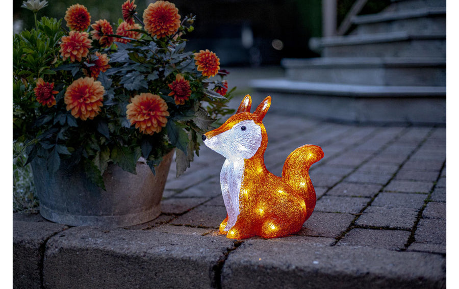 Star Trading Outdoor Dekoration Crystalo Indoor, Orange, 28.00 cm Höhe