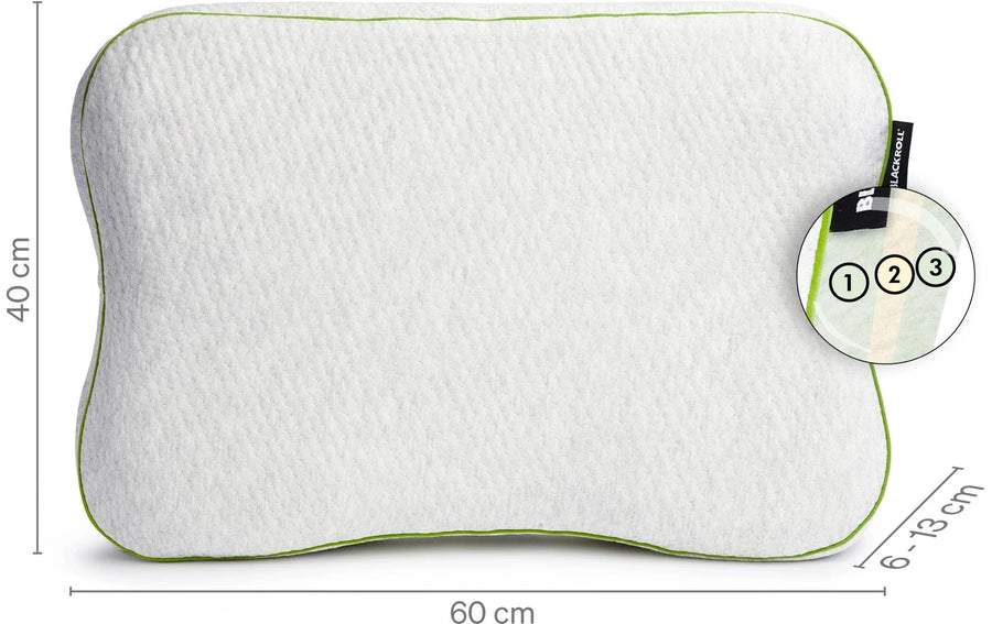 BLACKROLL Nackenkissen Blackroll Recovery Pillow Plus grau 40 x 60 cm - Foto 2