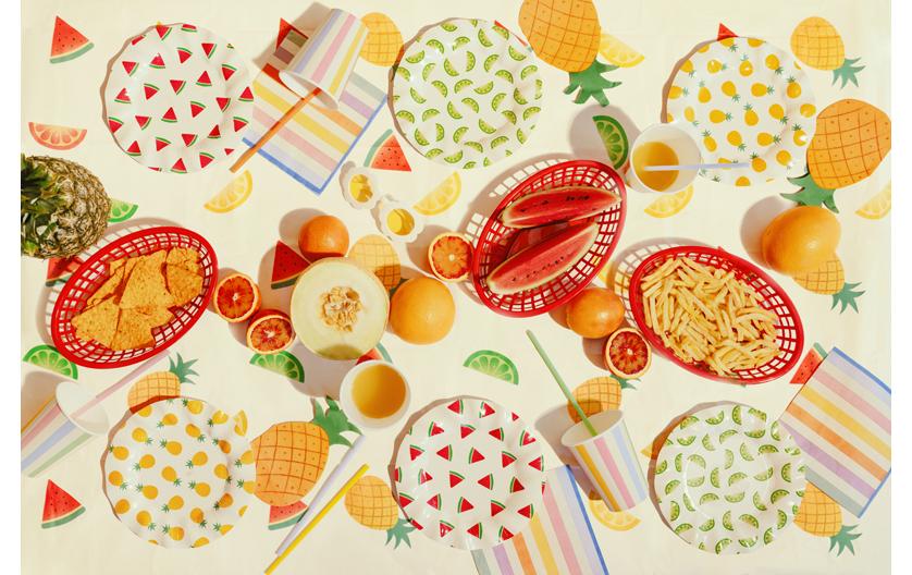 Partydeco Papierservietten Streifen 33 cm x 33 cm - Foto 4