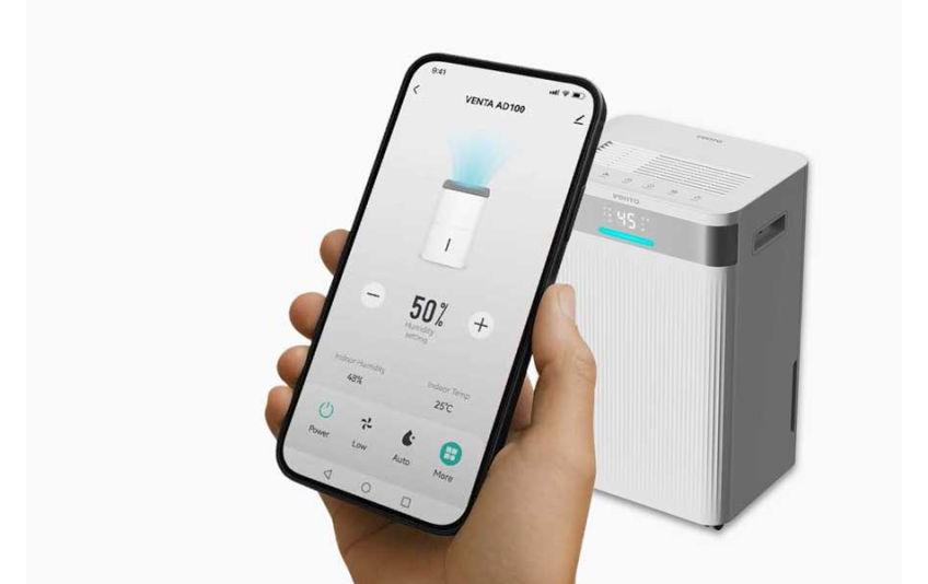 Venta Purificatore-umidificatore d’aria AD100 con funzione ionizzatore dimensione ambiente fino a 40 m²
