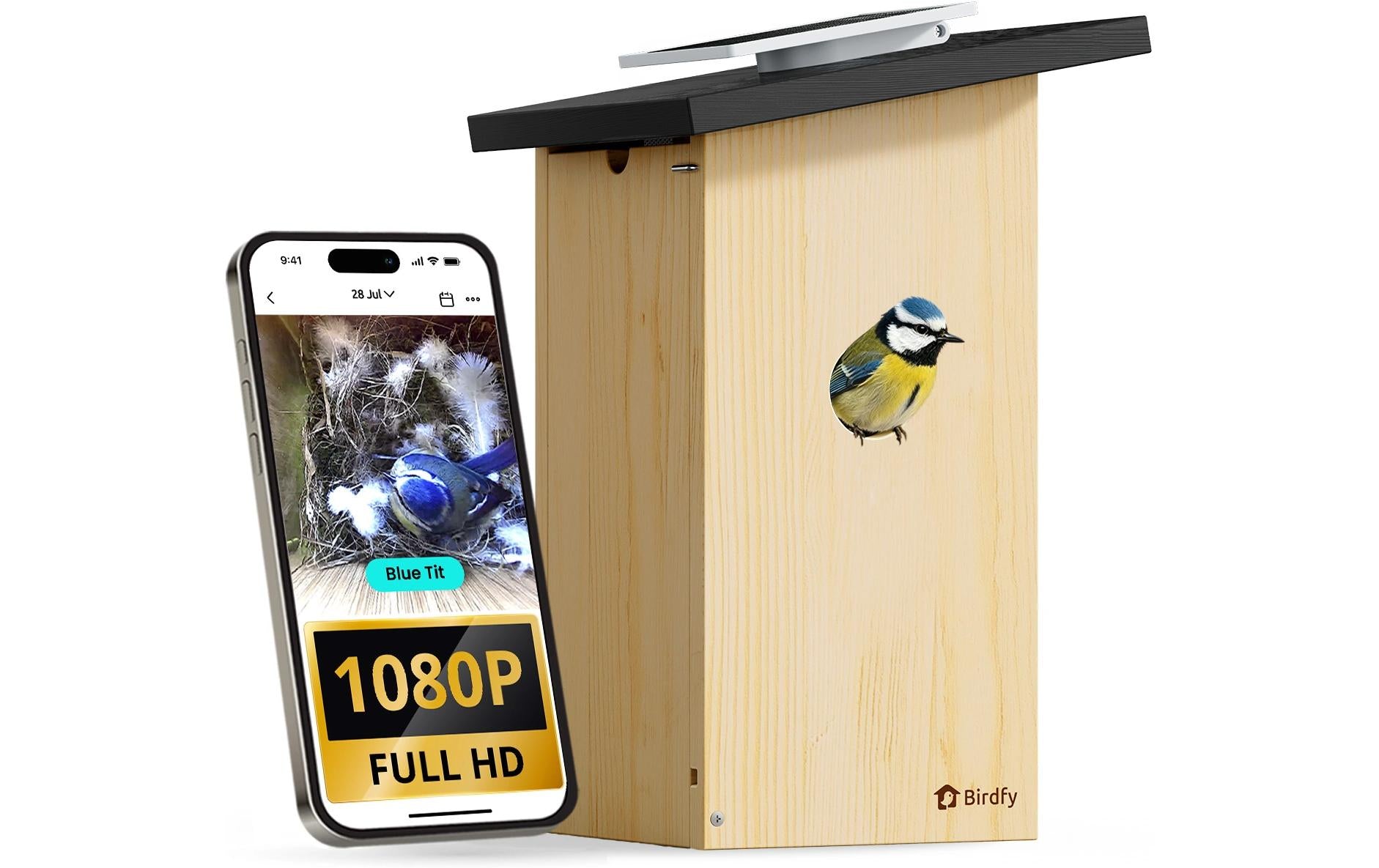 Birdfy Nistkasten mit Kamera und Solar
