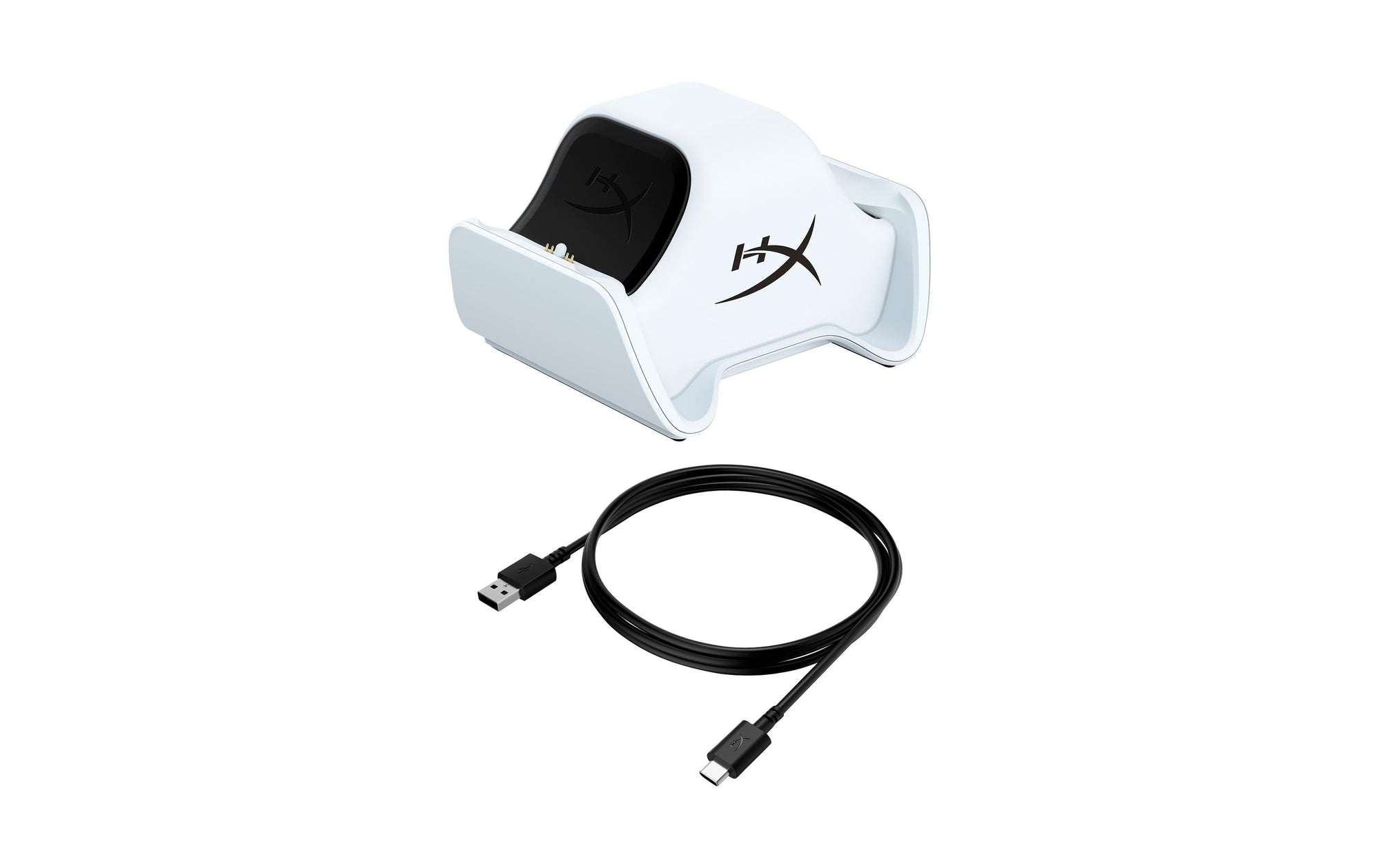 HyperX Ladestation für 2 Controller ChargePlay Duo Weiss Schwarz