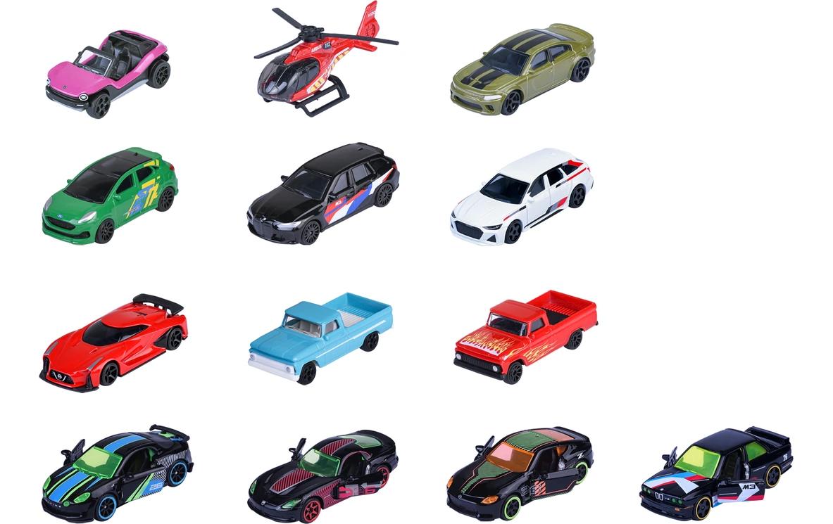 Majorette Neon Racer 94 Giftpack Mehrfarbig, 1:64