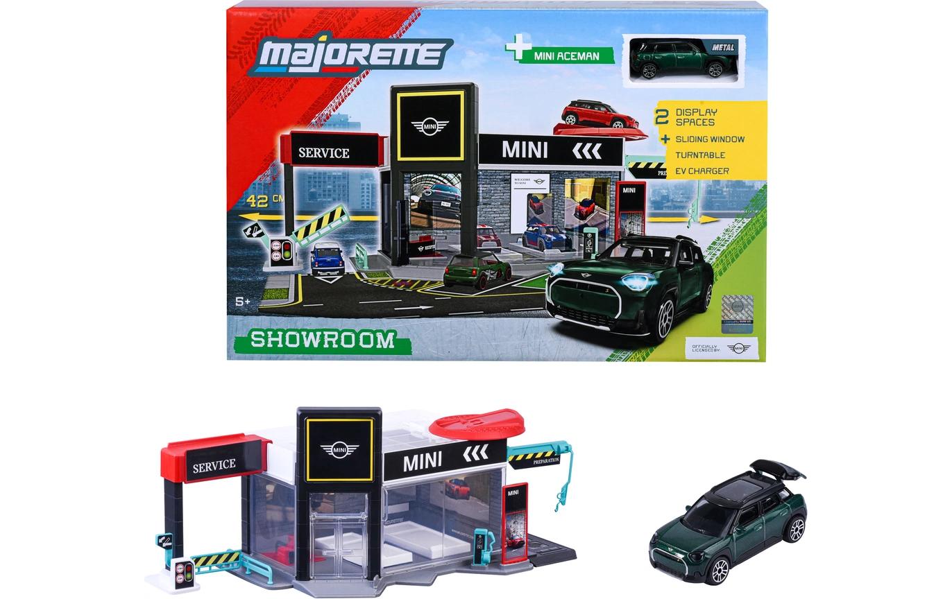 Majorette Mini Showroom Set + 1 Vehicle 1 Vehicle