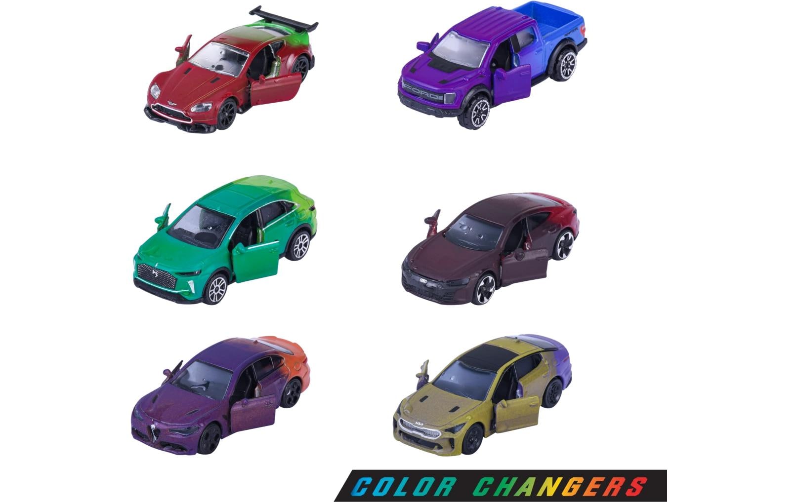 Majorette Color Changers Premium Cars Mehrfarbig