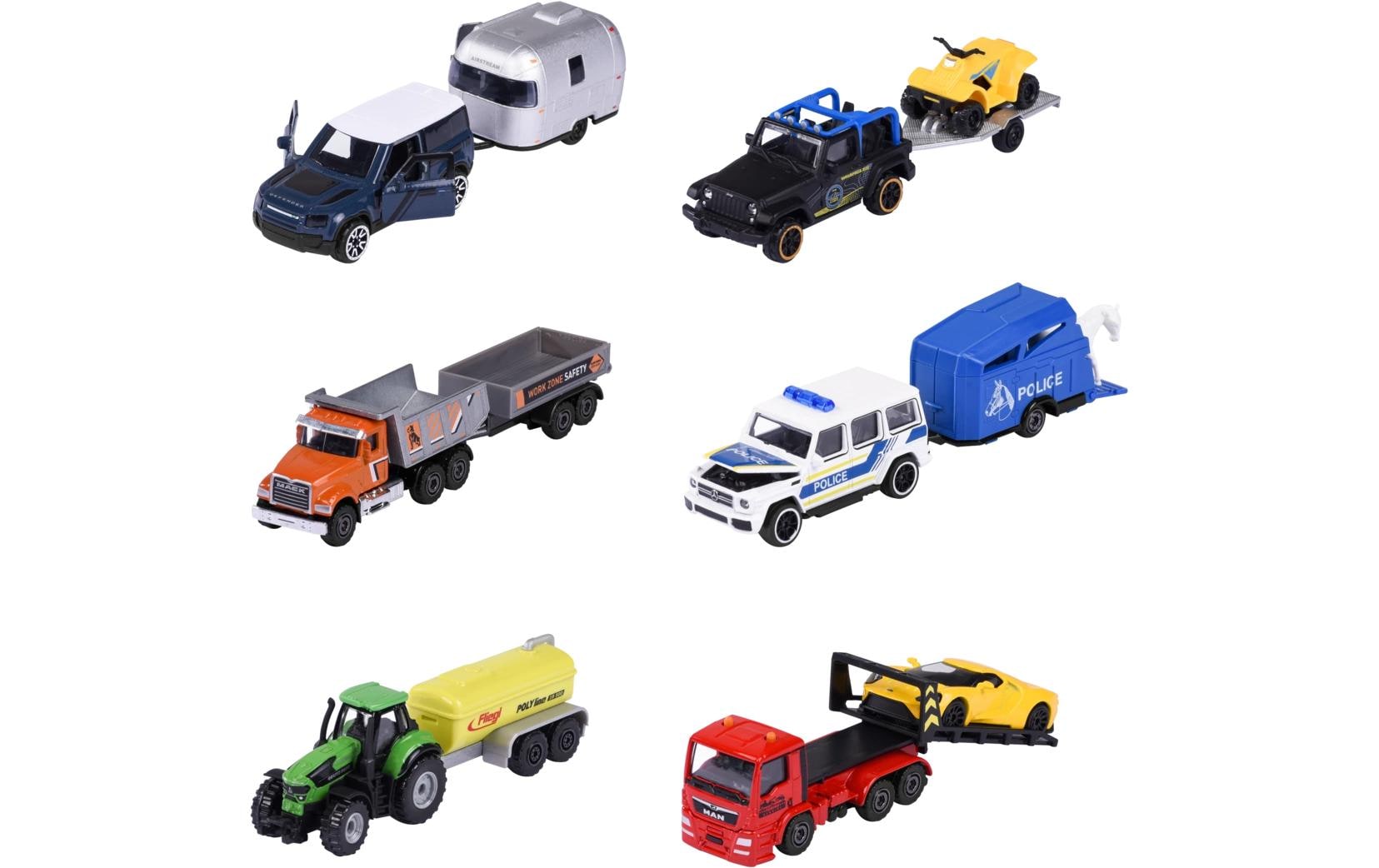 Majorette City Trailer, 6-sort. mit beweglichen Teilen