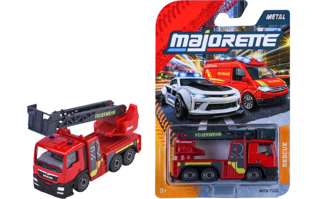 Majorette SOS MAN TGS Rosenbauer Feuerwehr Metall Kunststoff