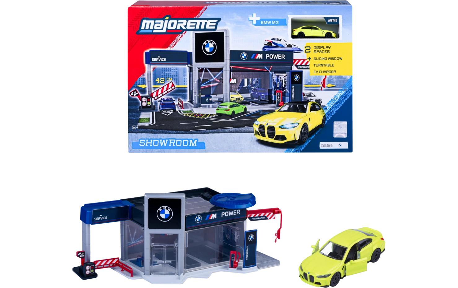 Majorette BMW Showroom Set + 1 Vehicle Kunststoff mehrfarbig