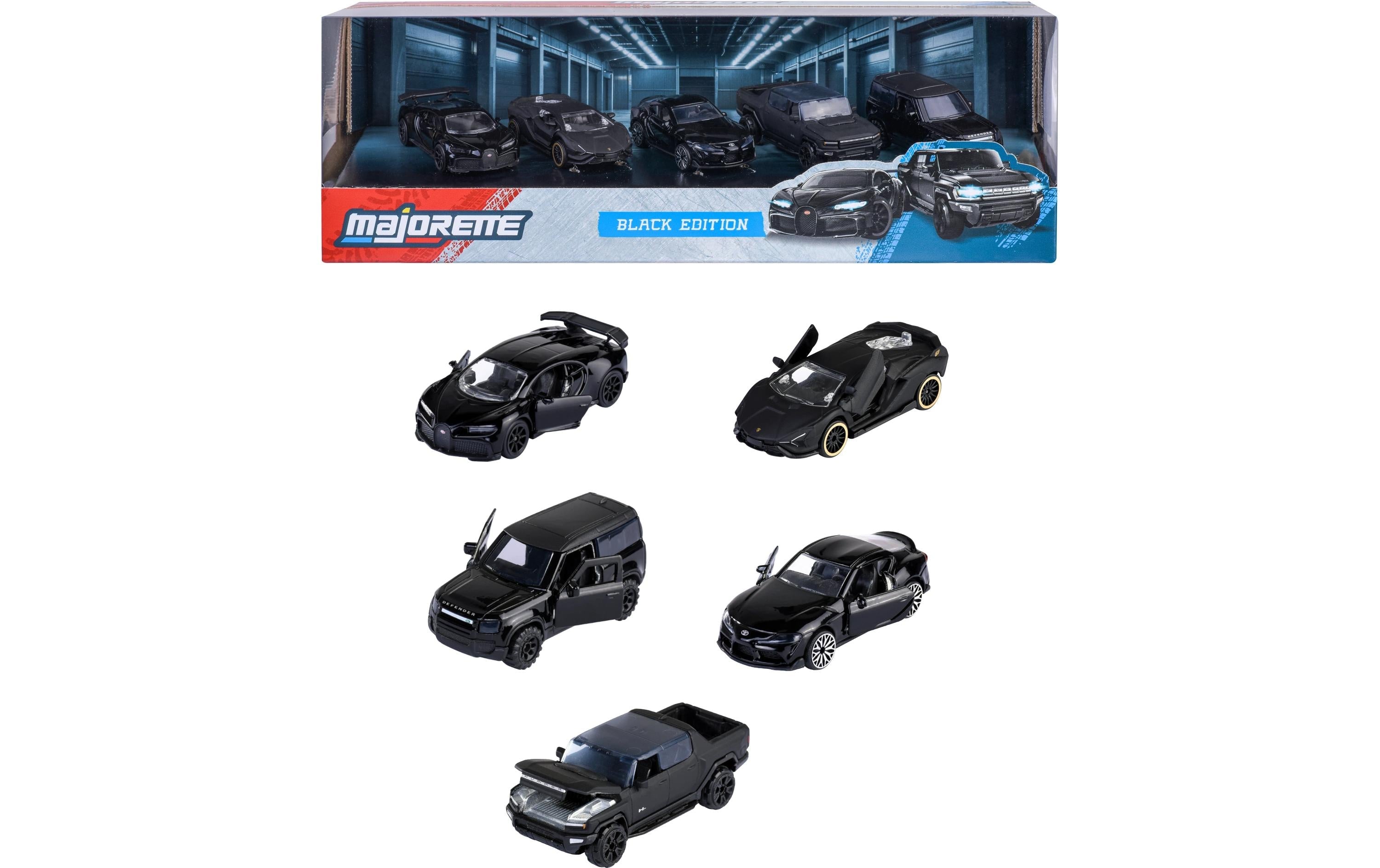 Majorette Black Edition 5 Pieces Giftpack 1:64
