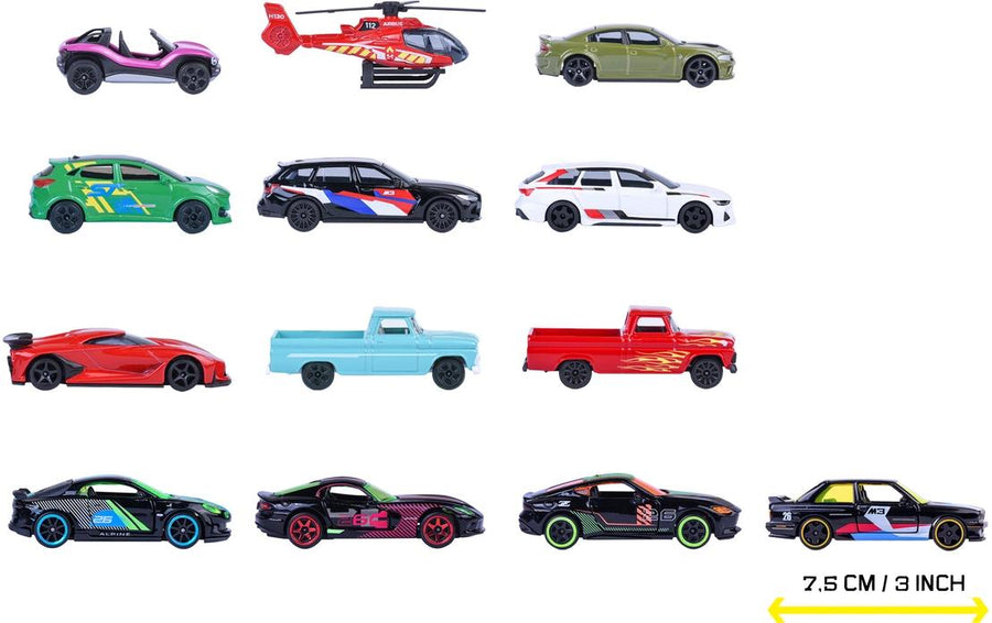 Majorette Neon Racer 94 Giftpack Mehrfarbig, 1:64 - Foto 2