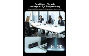 TimeKettle X1 meeting KI-Dolmetscher-Hub 3.4 Zoll Schwarz