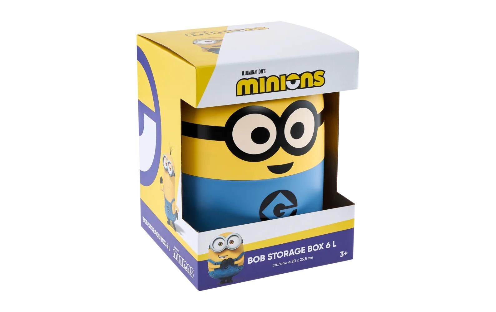 keeeper Minions Bob Rund Kunststoff Blau Gelb 6 l