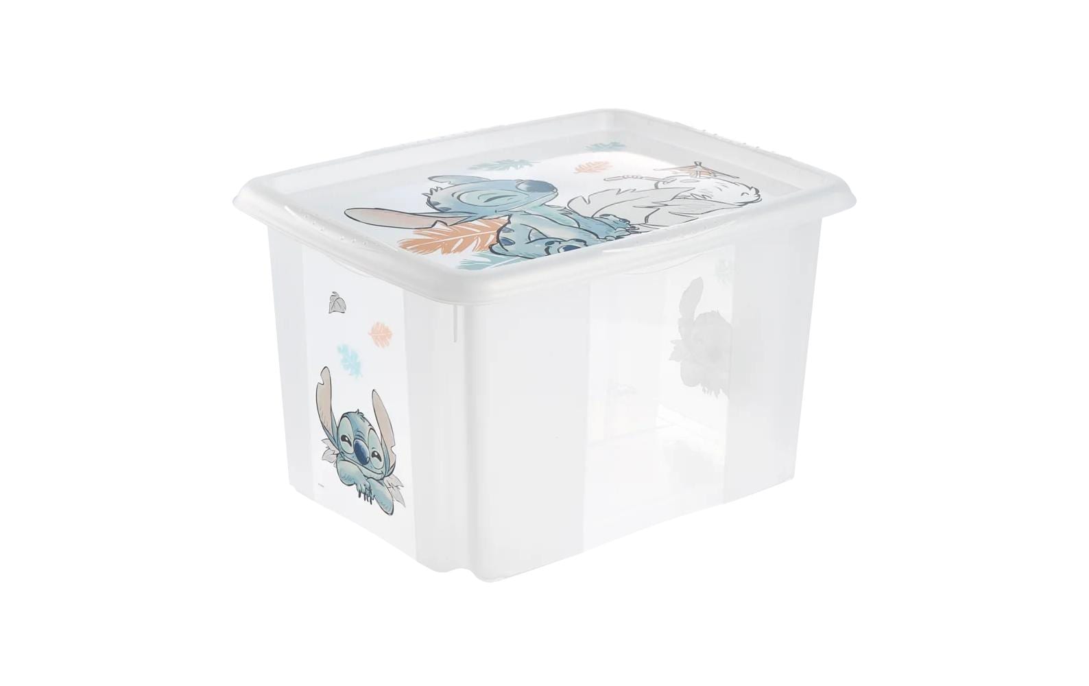 keeeper Karolina Stitch Aufbewahrungsbox Kunststoff 30 L Transparent