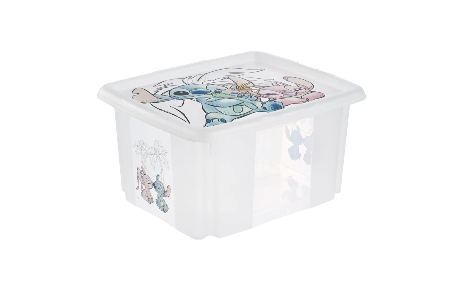 keeeper Karolina Stapelbox Kunststoff 24 l Transparent mit Motiv