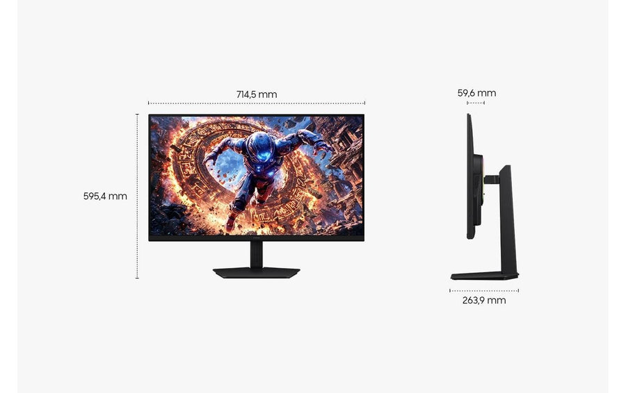Samsung Monitor Odyssey G80HS LS32HG806ESXEN - Foto 17