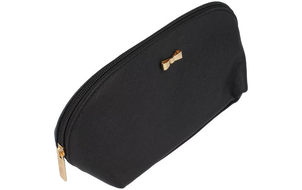 Parsa Beauty Kosmetiktasche Kunstleder schwarz