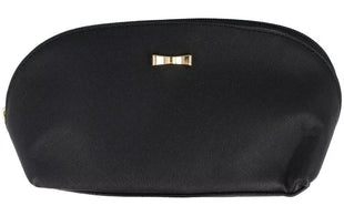 Parsa Beauty Kosmetiktasche Kunstleder schwarz