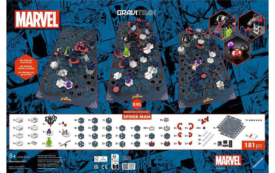 Ravensburger Kugelbahn GraviTrax BASE Spider-Man Action Set XXL - Foto 2 (Alltron XXL3 ID 422167362)