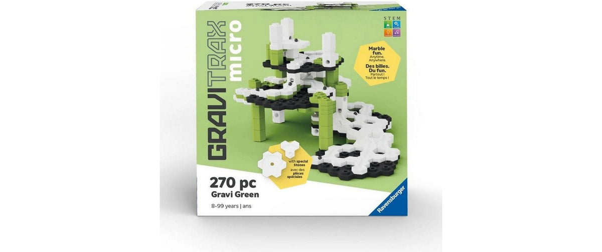 Ravensburger Kugelbahn GraviTrax micro – Gravi Green (270 pc)