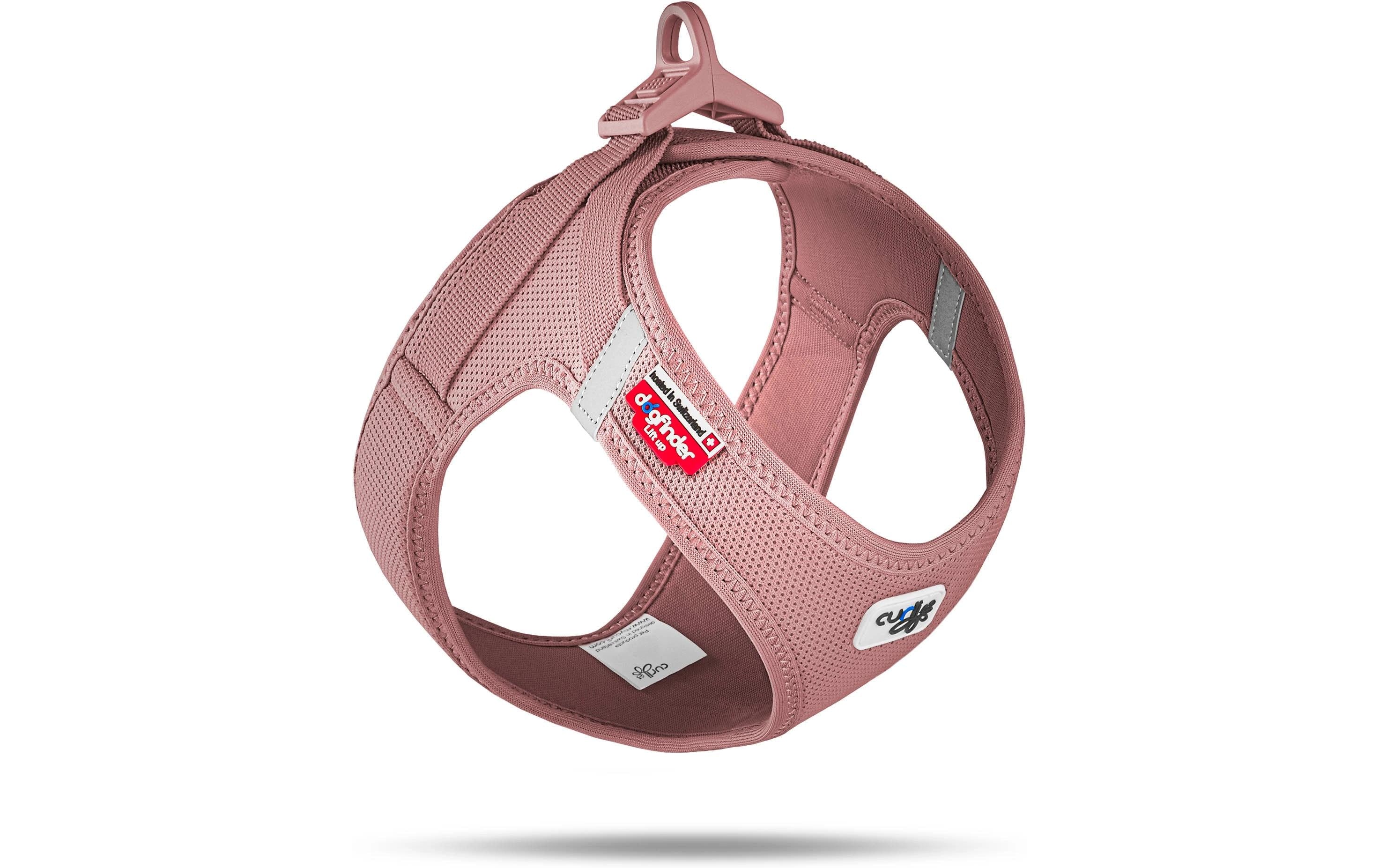 curli Vest Harness curli Clasp Air-Mesh Rose M