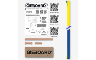 GIBBON Gibbon Slackboard Line Flow 160 cm Blau Gelb