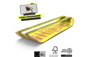 GIBBON Gibbon Slackboard Set Bonzo Classic Buche Gelb