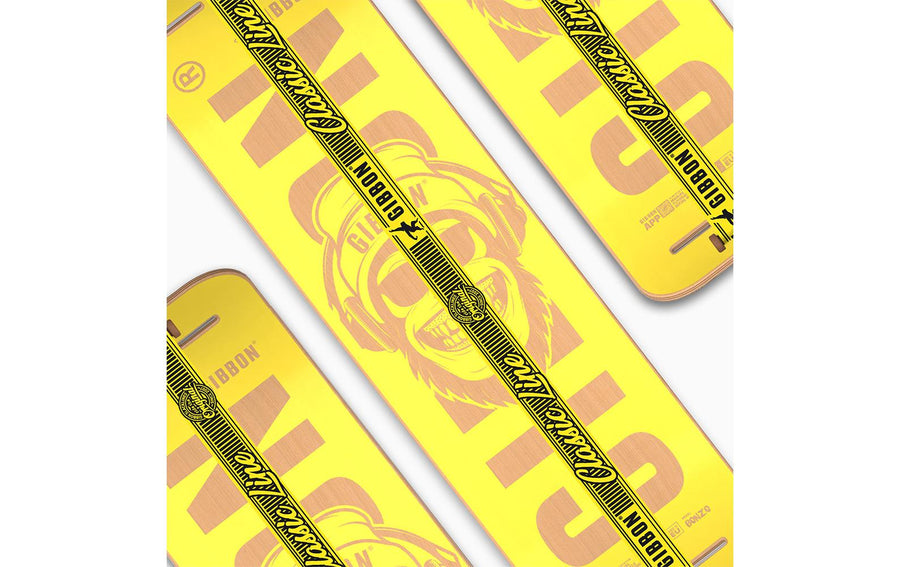 GIBBON Gibbon Set Slackboard Bonzo Classic Buche Giallo
