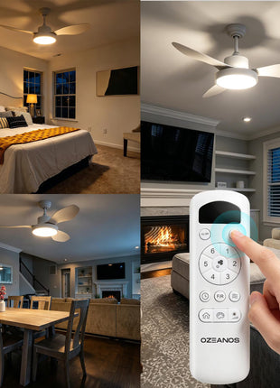 Ozeanos Deckenventilator KBS-4703 Weiss