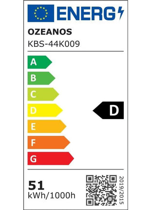 Ozeanos Deckenventilator KBS-44K009 Schwarz