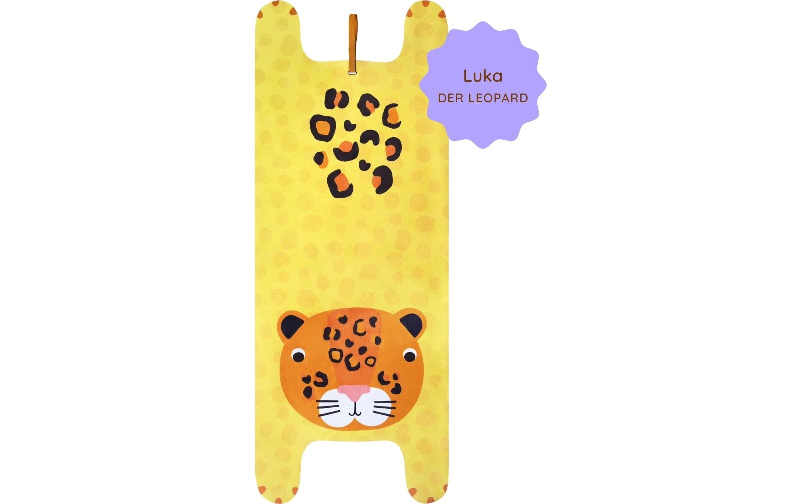 Yogitier Luka der Leopard Naturkautschuk Gelb 155 x 60 cm