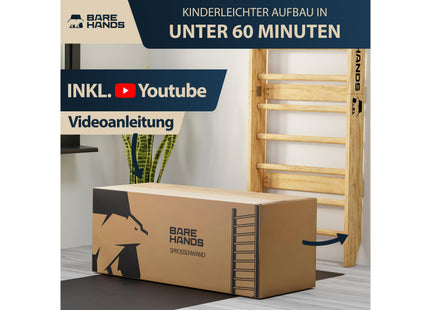 Bare Hands Bare Hands Sprossenwand Holz 400 kg