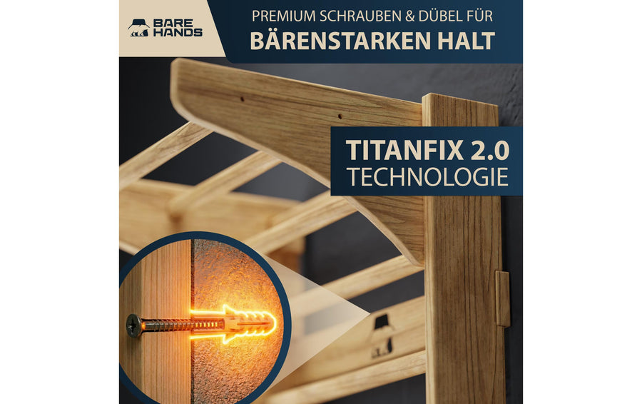 Bare Hands Bare Hands Sprossenwand Holz 400 kg