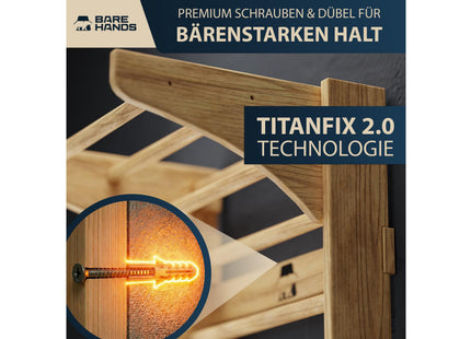Bare Hands Bare Hands Sprossenwand Holz 200 kg