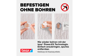 tesa EXXCLUSIV 230 ml, Edelstahl