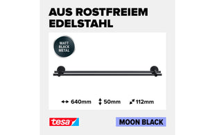 tesa MOON Schwarz