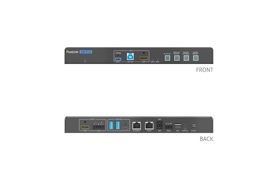 PureLink PureTools Switcher PT-PSW-21HC-KVM 4K 60Hz 4:4:4, HDR 10