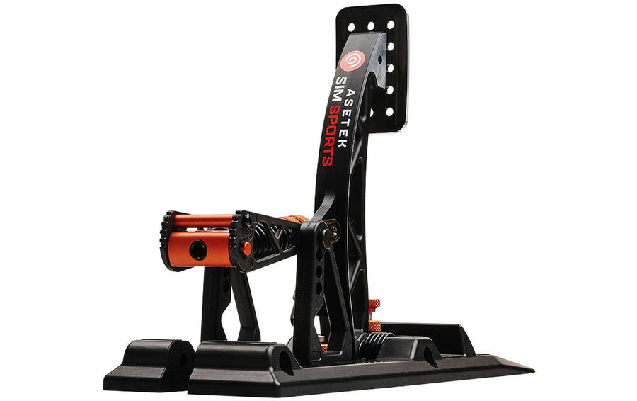 Asetek Racing Invicta Clutch Pedal alluminio Nero Arancione