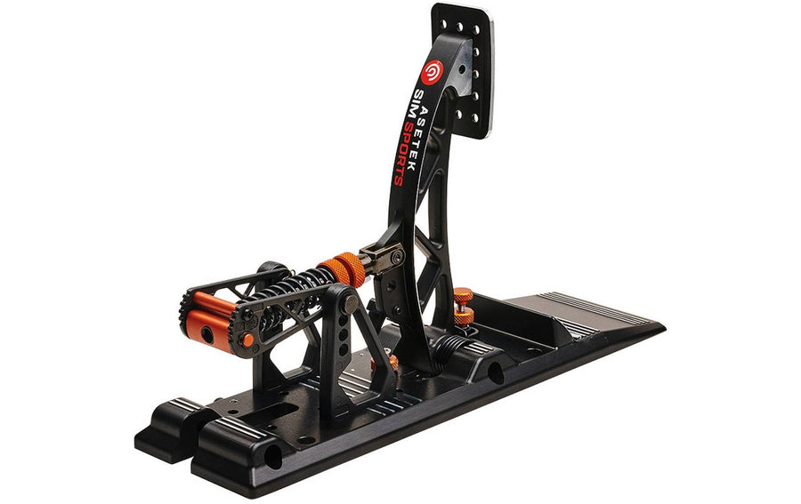 Asetek Racing Invicta Clutch Pedal alluminio Nero Arancione