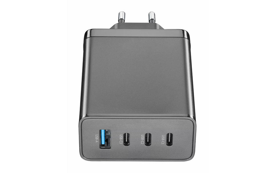 Cellular Line Nano 100 Watt, 4 Ports, GaN, Schwarz