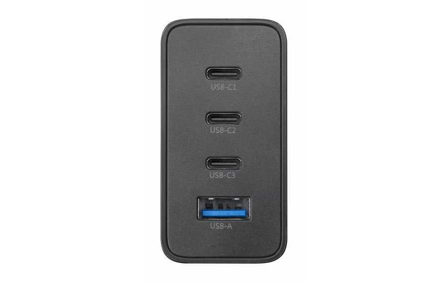Cellular Line Nano 100 Watt, 4 Ports, GaN, Schwarz