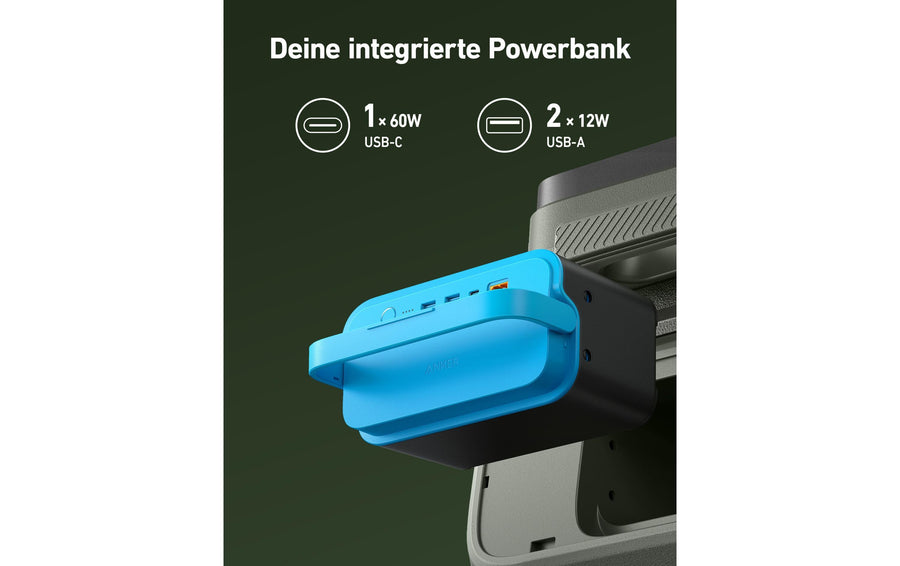 Anker EverFrost Ersatzakku 299 Wh, Schwarz, Blau